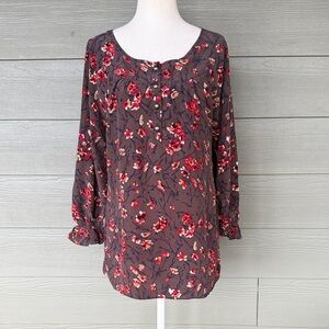 Waverly Grey Silk Blouse